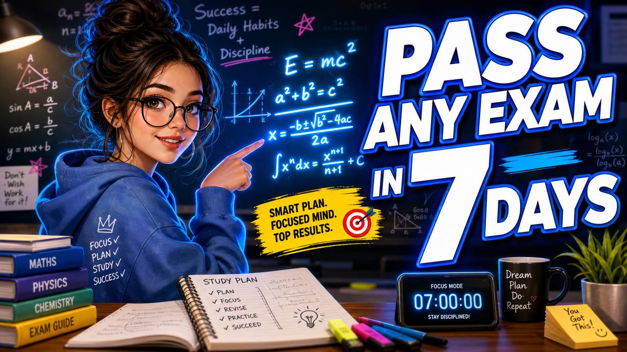 Pass Any Exam in 7 Days