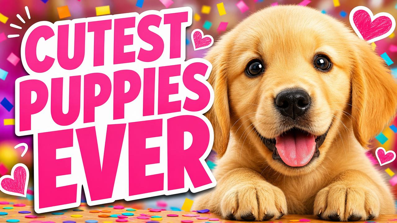 Pets thumbnail idea — Cutest Puppies Ever