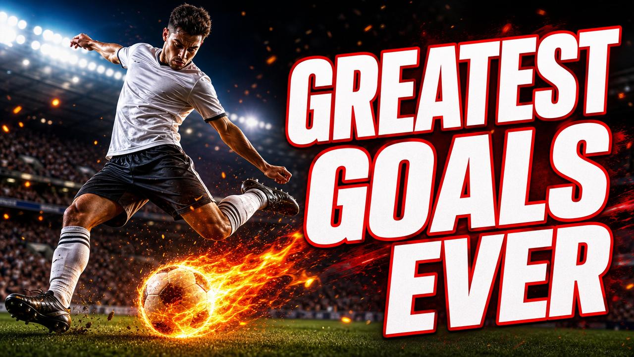 Sports thumbnail idea — Greatest Goals Ever